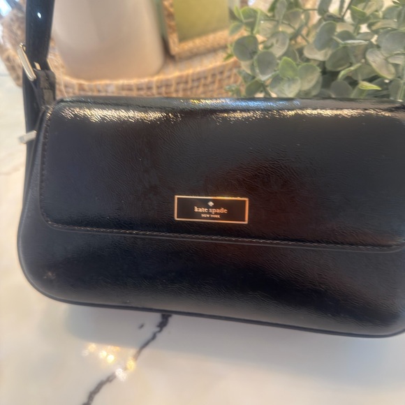 Kate Spade Shiny Black Clutch - Picture 5 of 16